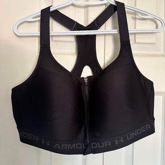 Under armour front zip sports bra - Picture 1 of 5
